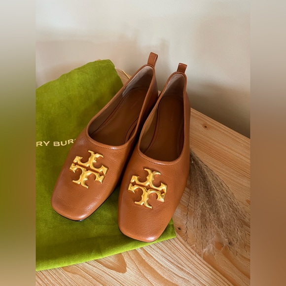 Tory Burch Shoes - Tory Burch leather brown ballet slip on